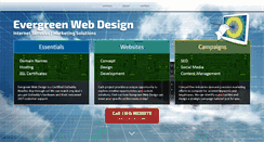 Desktop Screenshot of evergreenwebdesign.com